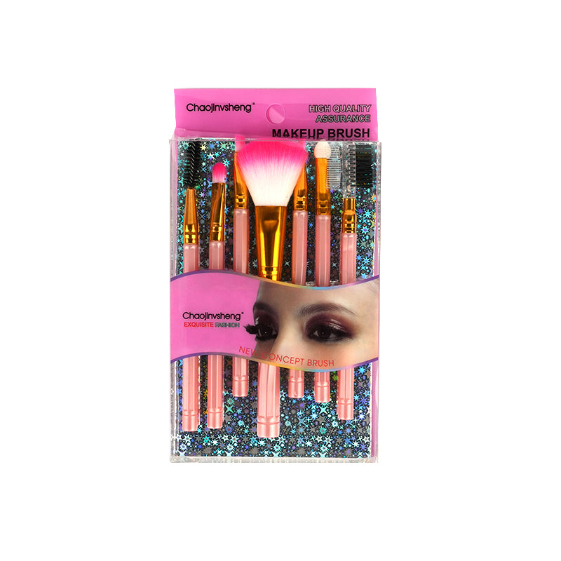 Set de brochas 7pzas Chaojinvsheng