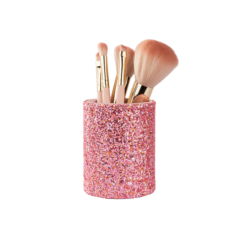 Set de brochas 5pzas + organizador Bellespa