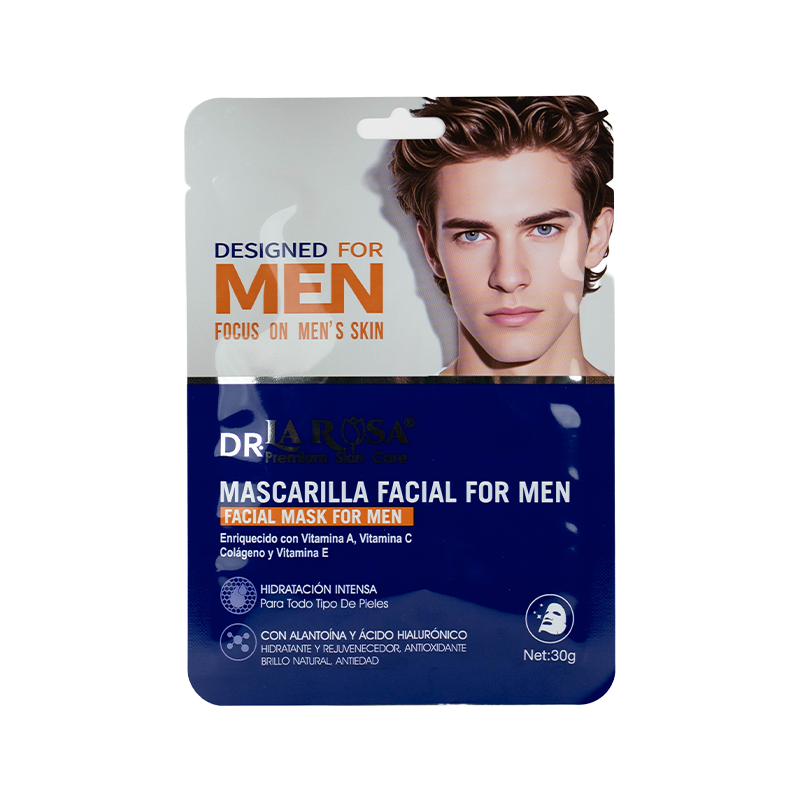 Mascarilla hidratante para hombre