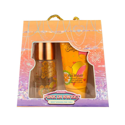 PINK IN SWEET (Golden)- Perfume 88 ml. + Crema corporal 88 ml.