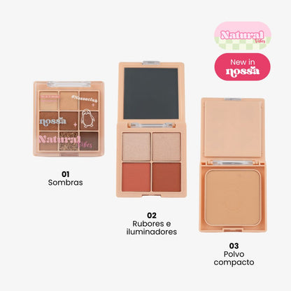 Sombras Natural Vibes 3 en 1 Nossa