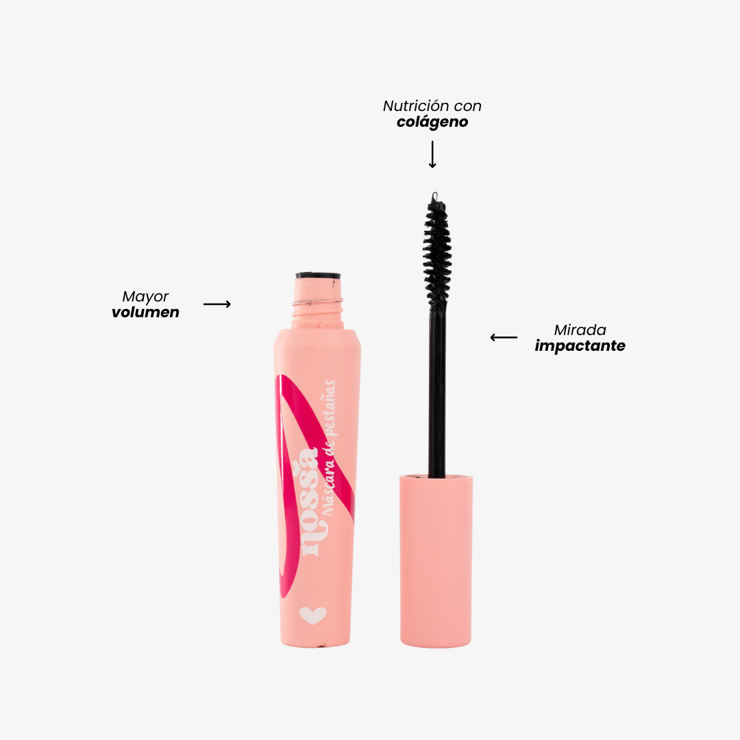 Rímel Voluminoso con Colágeno Nossa