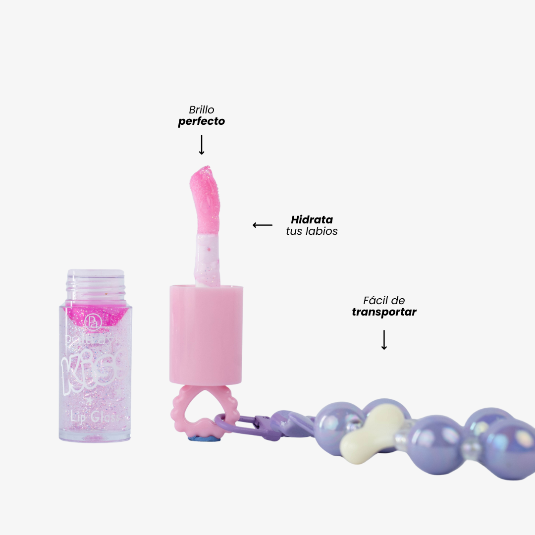 Lip Gloss Kiss Llavero Pola