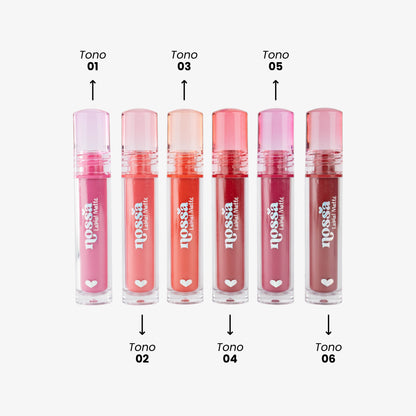 Labial Velvet Nossa Tornasolado