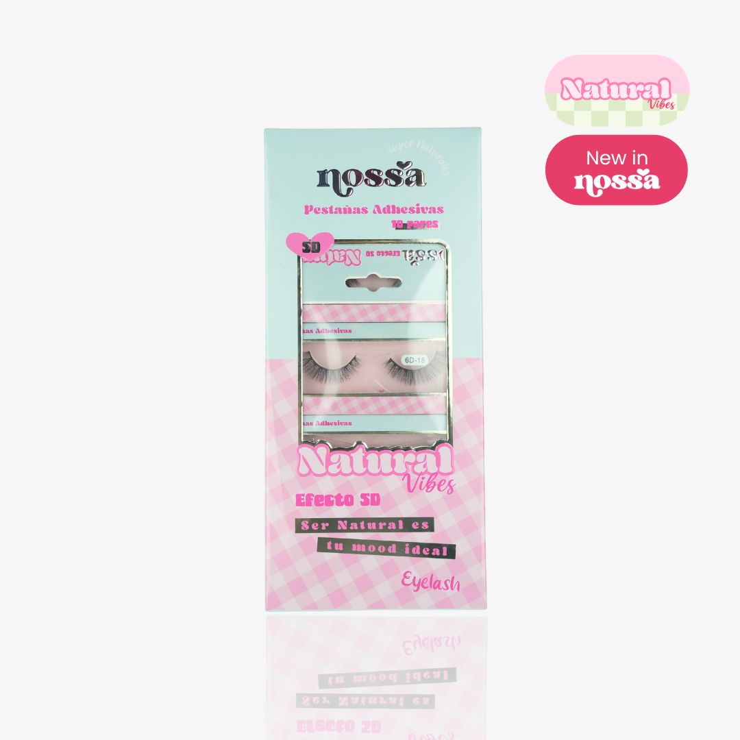 Set Pestañas 5D Natural Vibes Nossa