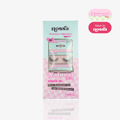 Set Pestañas 5D Natural Vibes Nossa