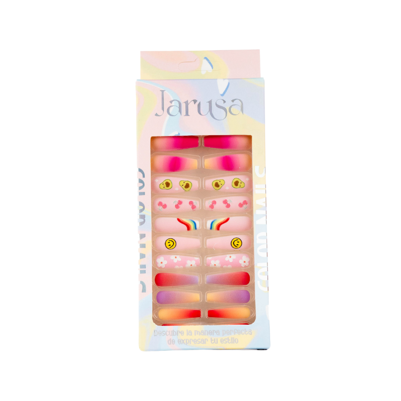UÑAS ADHESIVAS PARA NIÑAS UNICORNIO
