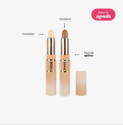 Dúo Corrector y Contorno Korean GAGK